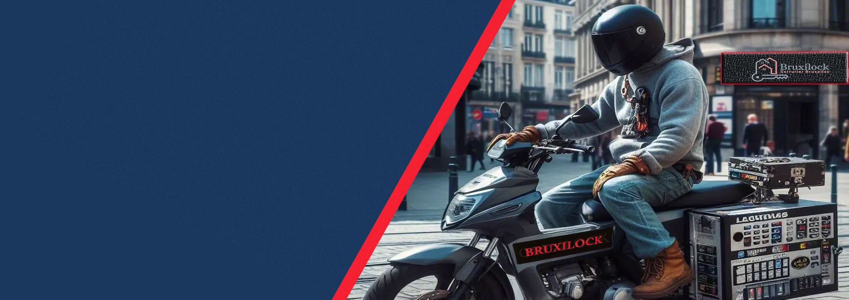 Serrurier en urgence en moto – Bruxilock Serrurier Bruxelles Moto Serrurier en urgence en moto - Bruxilock