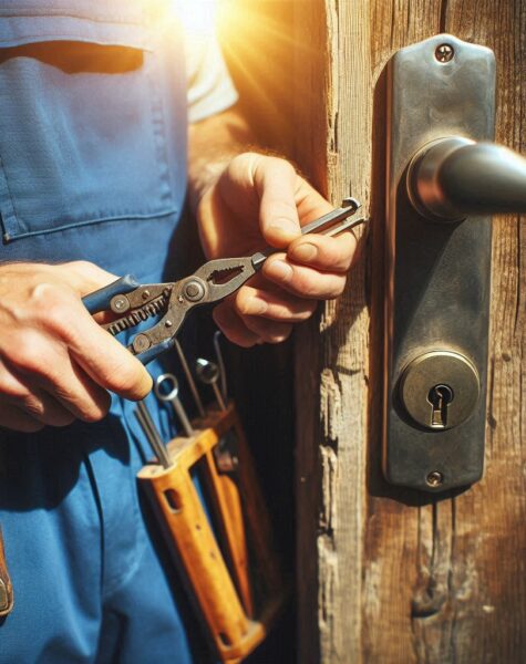 Berchem-Sainte-Agathe - ouverture porte par un serrurier