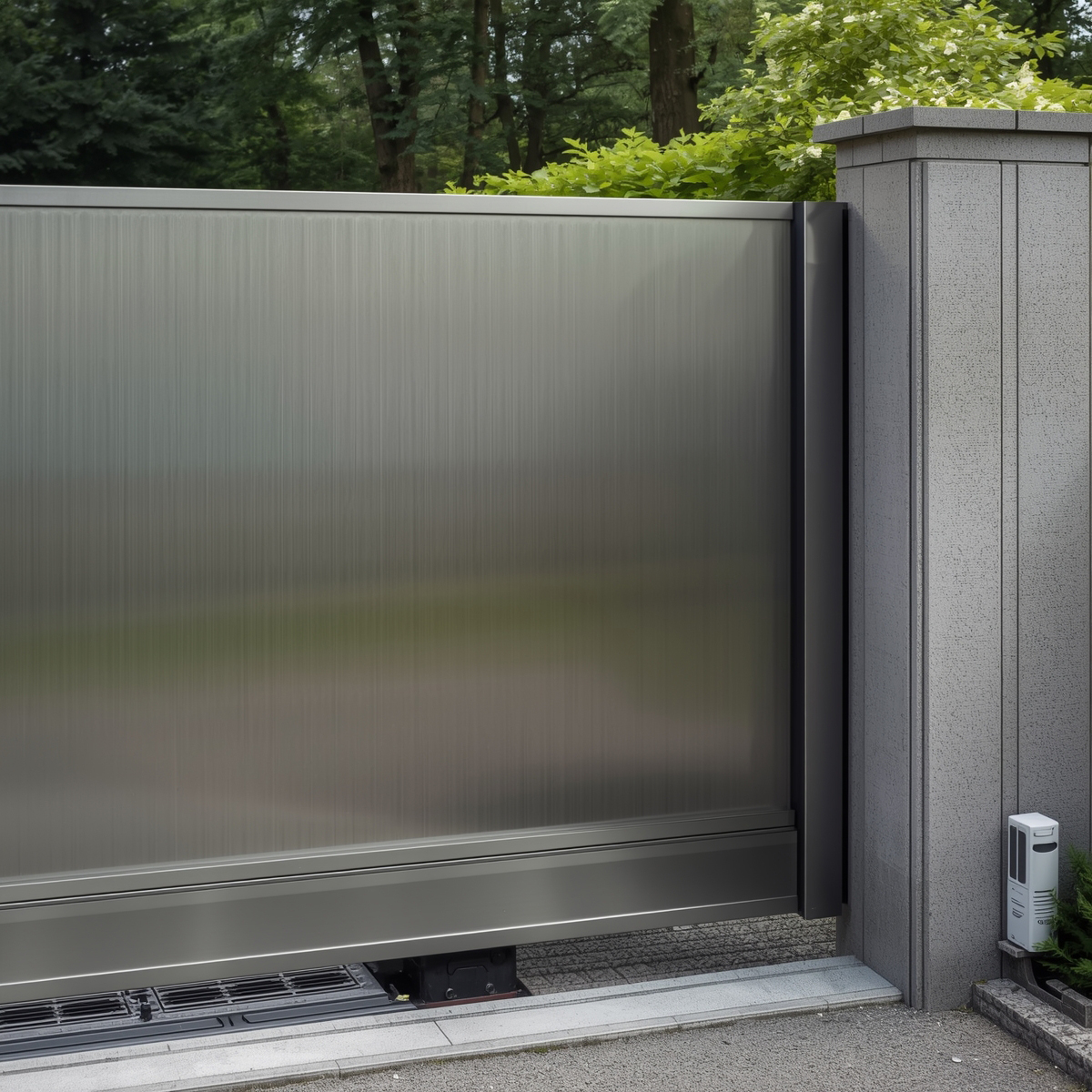 Portail automatisé anti-soulèvement - Villa à Watermael-Boitsfort - Bruxilock