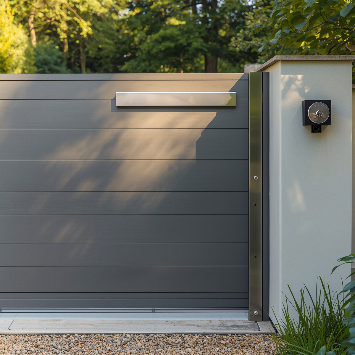 Portail automatisé anti-soulèvement - Villa à Watermael-Boitsfort - Bruxilock