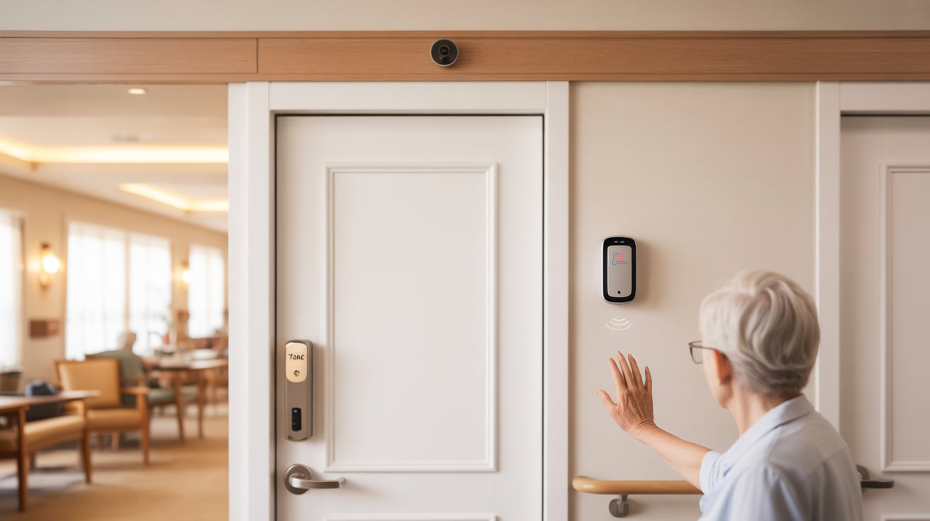 Système vocal - gestuel - Résidence pour seniors - Bruxilock