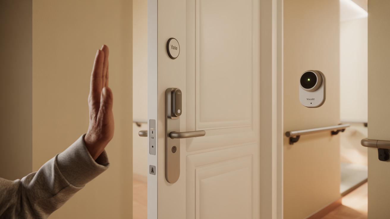 Système vocal - gestuel - Résidence pour seniors - Bruxilock